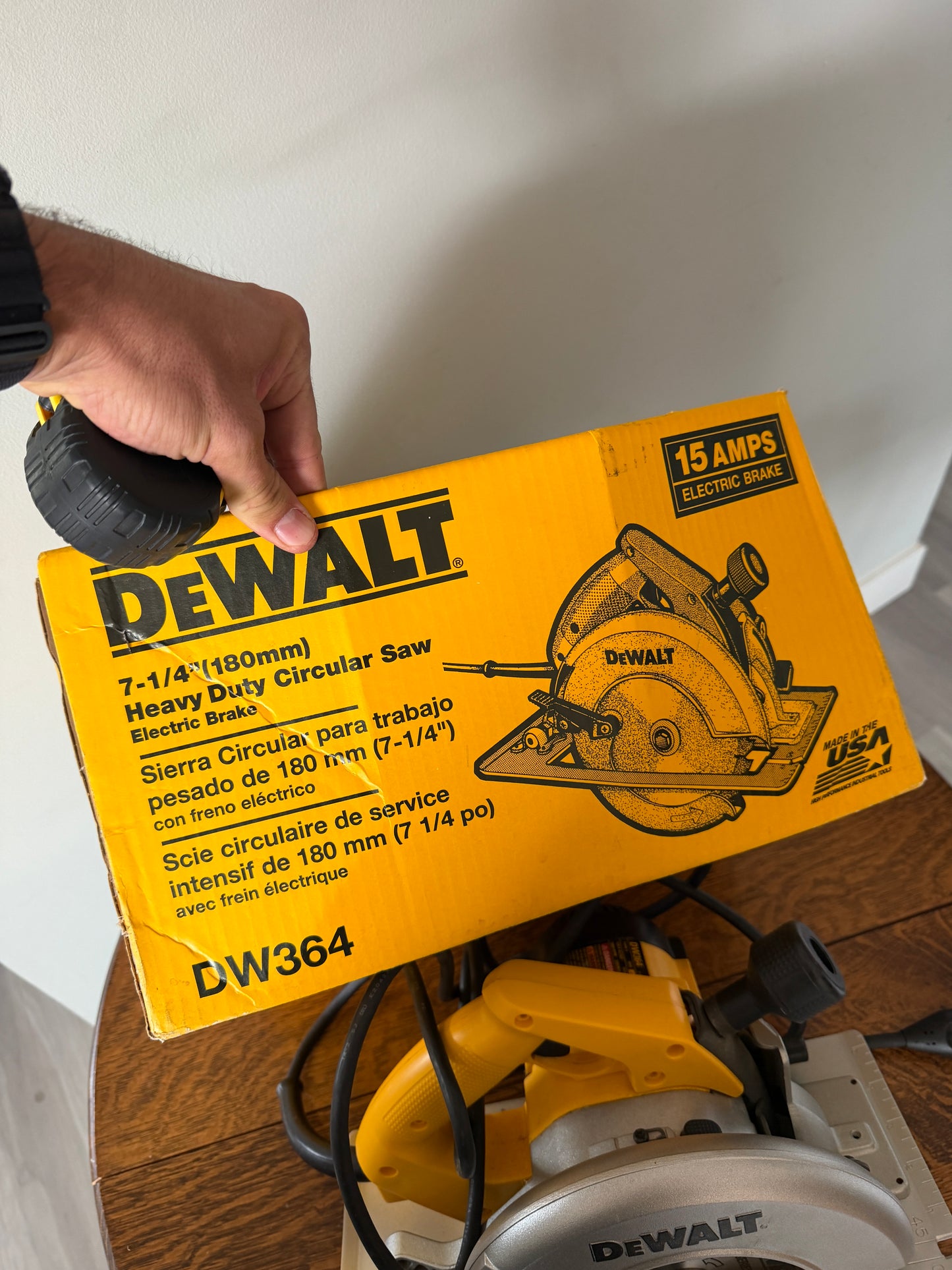 DeWalt DW364 7-1/4” Circular Saw – 15 Amp – Tested & Working