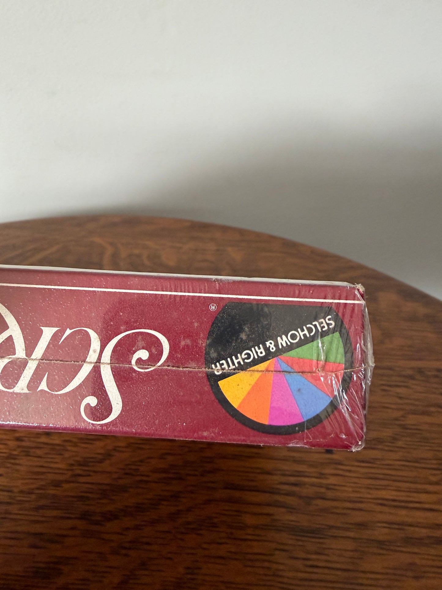 Vintage Scrabble Crossword Game No. 17 – Selchow & Righter – Factory Sealed