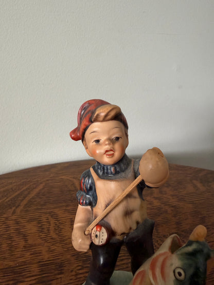Vintage Friedel Bavaria Hand-Painted Fisherman Figurine – West Germany