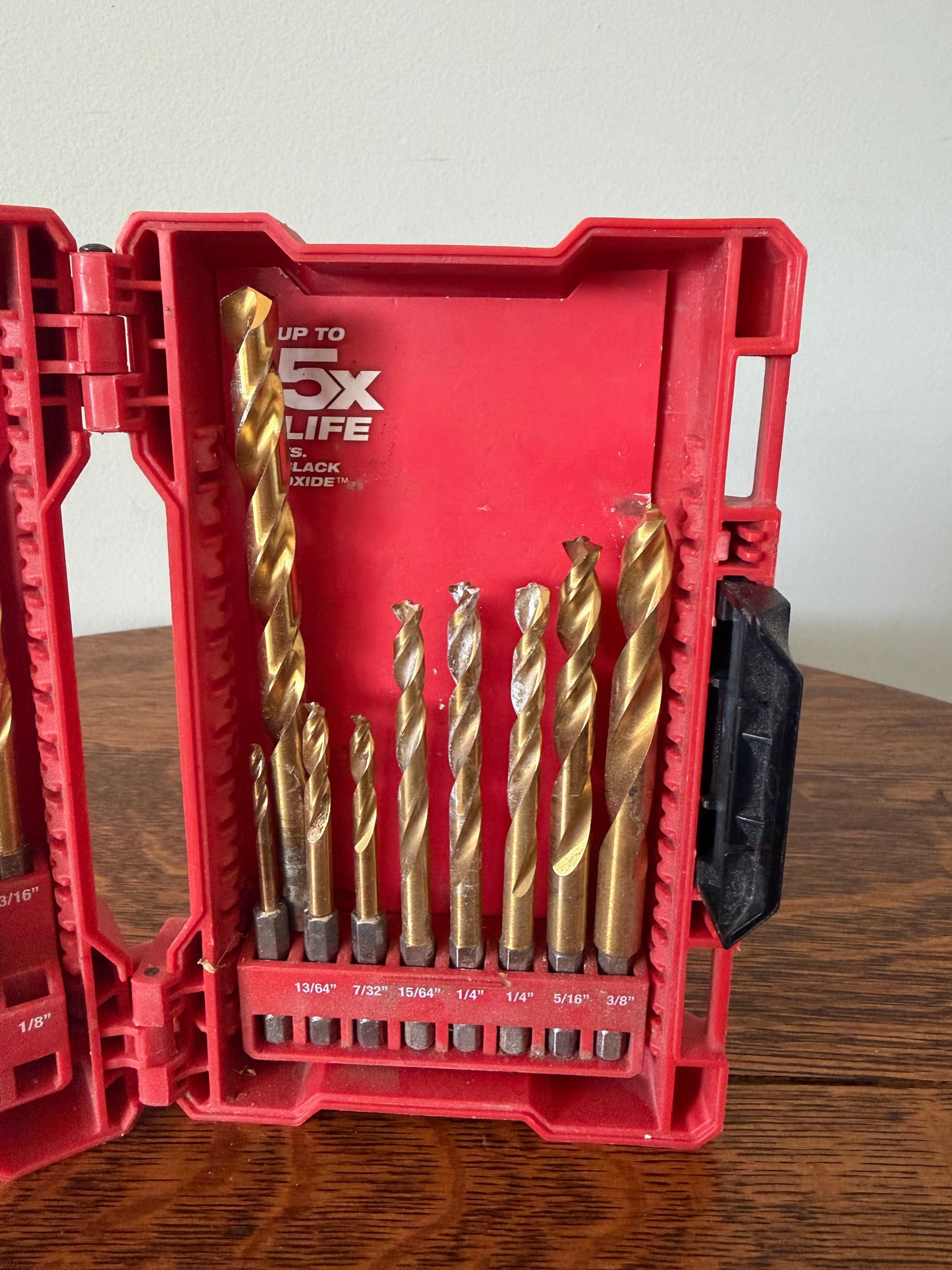 Milwaukee Shockwave Titanium Drill Bit Set with Case – 15 Pieces