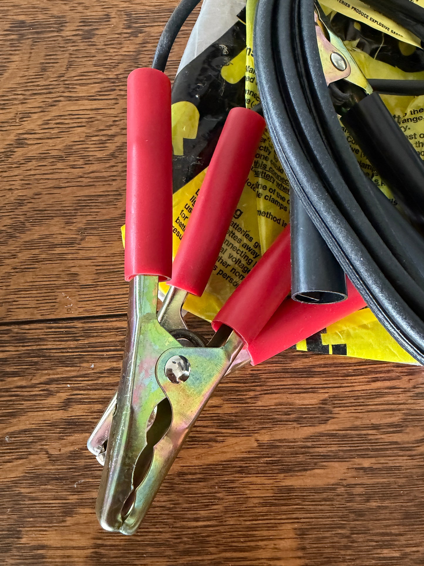 Heavy-Duty 100% Copper Booster Jumper Cables