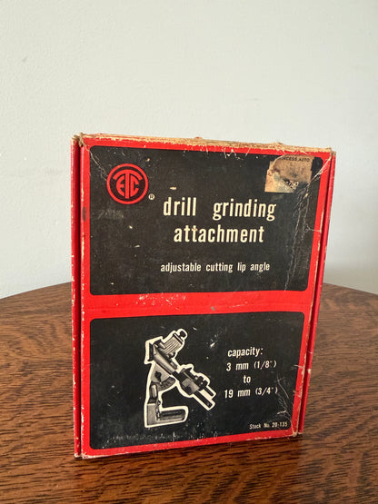Vintage ETC Drill Grinding & Sharpening Attachment – Stock No. 20-135