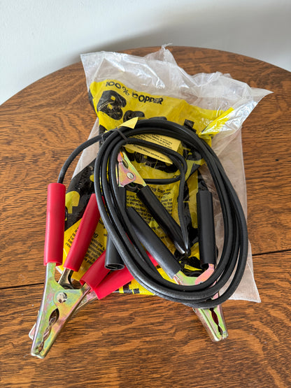 Heavy-Duty 100% Copper Booster Jumper Cables
