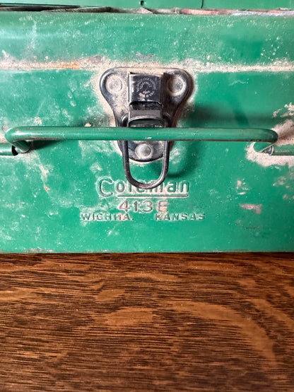 Vintage Coleman 413E 2-Burner Camp Stove – 1950s/60s – Untested