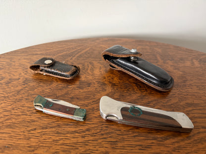 Lot of 2 Vintage Folding Pocket Knives – RUKO Japan + Pakistan