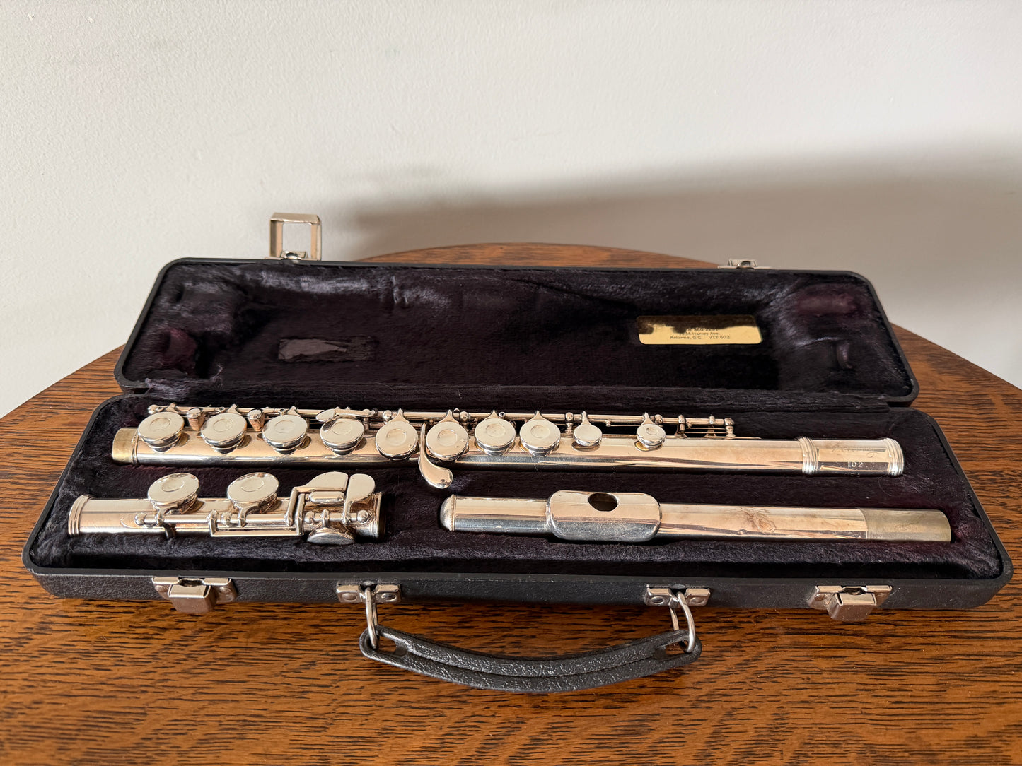Armstrong 102 Student Flute with Hard Case – Silver Plated