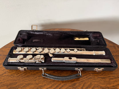Armstrong 102 Student Flute with Hard Case – Silver Plated