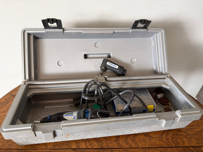 Dremel 395 Series Rotary Tool Kit with 575 Right Angle Attachment & Case