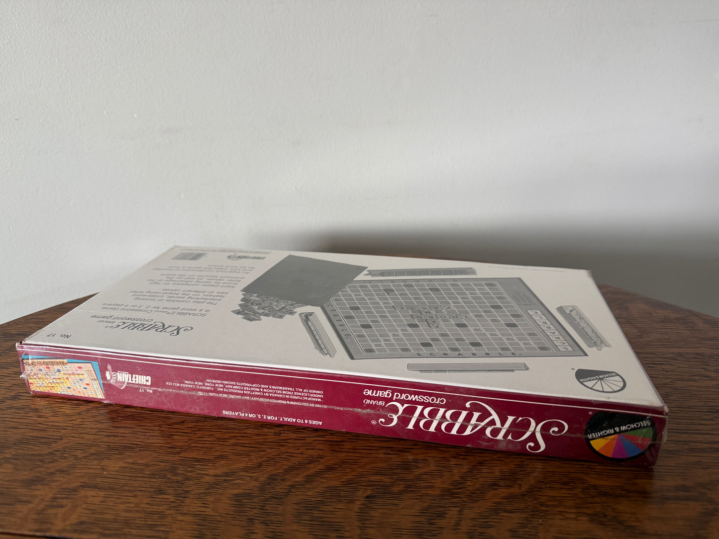 Vintage Scrabble Crossword Game No. 17 – Selchow & Righter – Factory Sealed