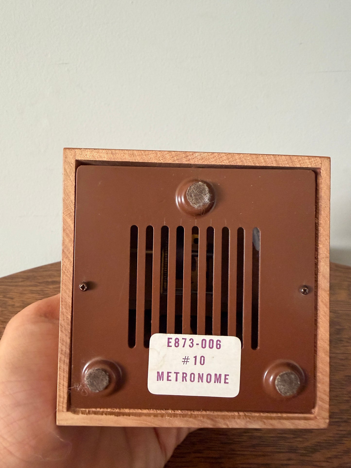 Vintage Seth Thomas Wooden Mechanical Metronome – Adjustable Tempo Working