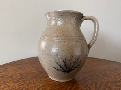 Vintage Jugtown Ware Stoneware Pitcher – Handcrafted Pottery Jug