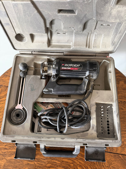 RotoZip SCS01 Spiral Saw Kit with Case & A few Accessories