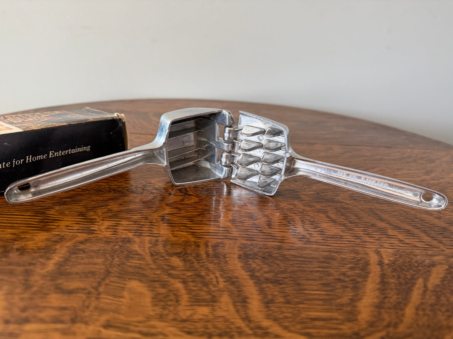 Vintage Irvinware Hand Ice Crusher with Original Box