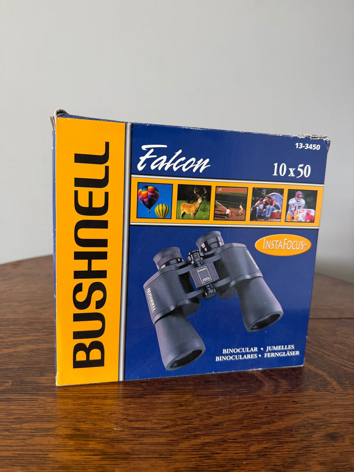 Bushnell Falcon 10x50 InstaFocus Binoculars – New in Box