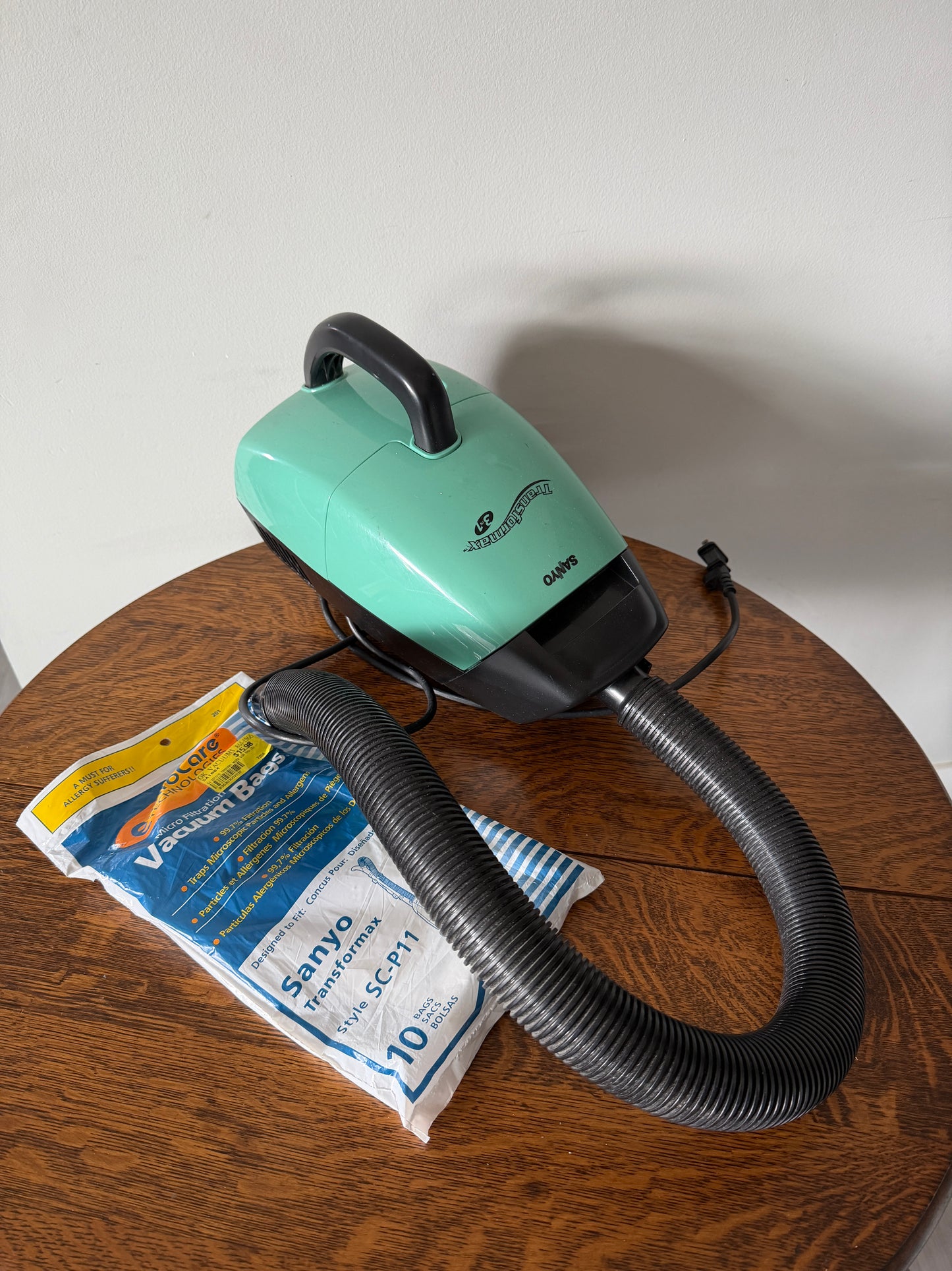 Sanyo Transformax 3-in-1 Vacuum Cleaner – Tested & Working + 10 Bags