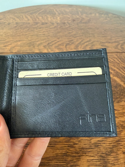 Fox Originals Genuine Leather Bifold Wallet – Black – Original Box