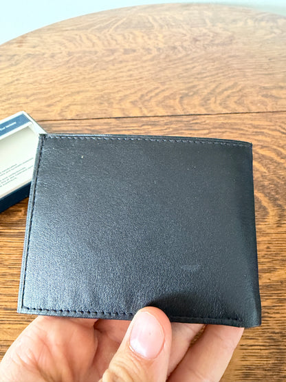 Fox Originals Genuine Leather Bifold Wallet – Black – Original Box