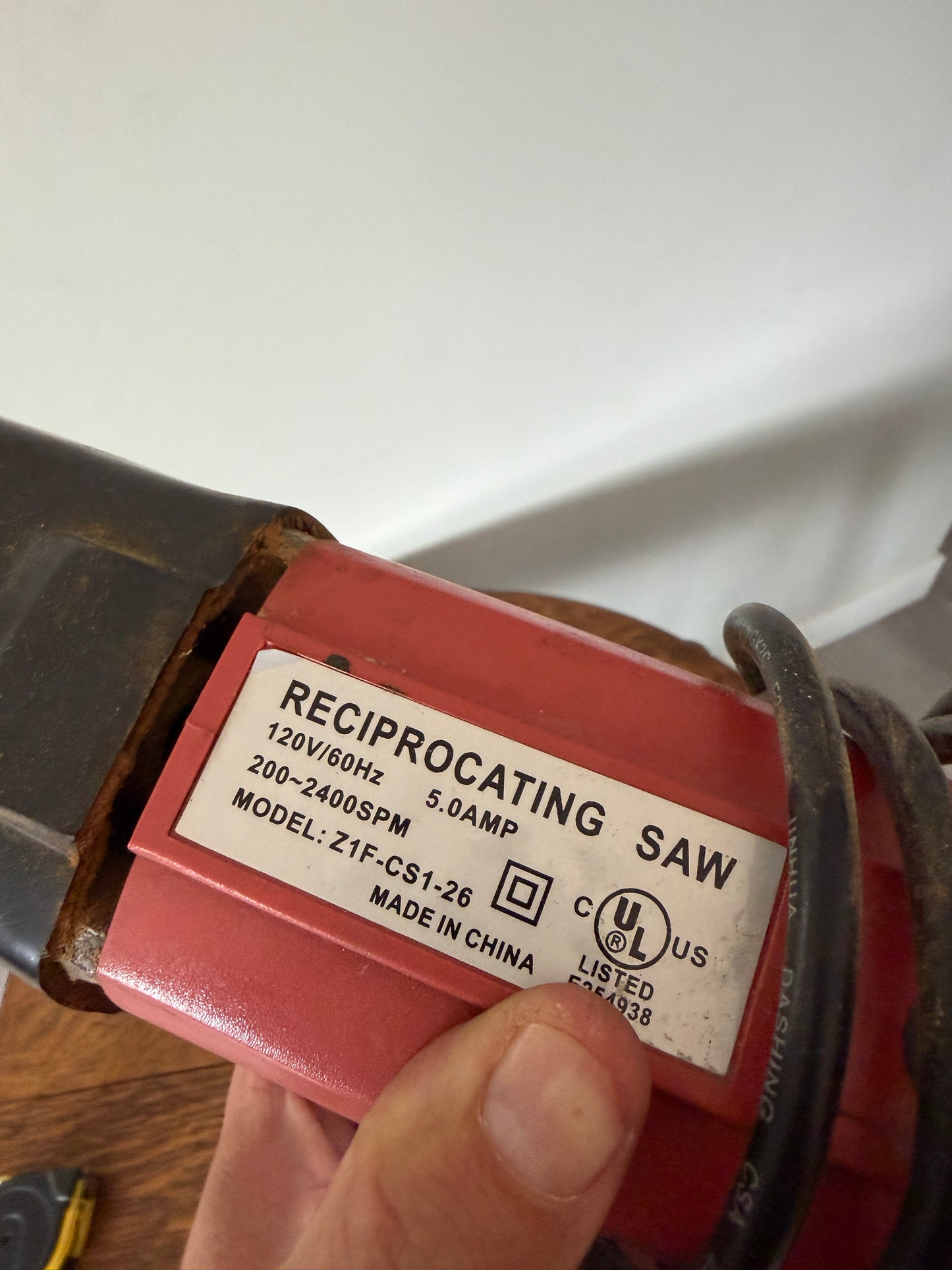 Pit Bull Corded Reciprocating Saw – Variable Speed