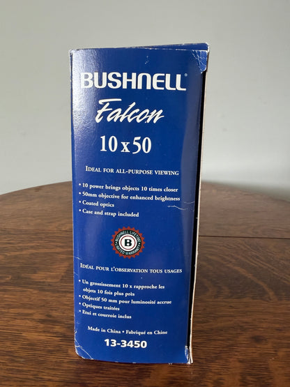 Bushnell Falcon 10x50 InstaFocus Binoculars – New in Box