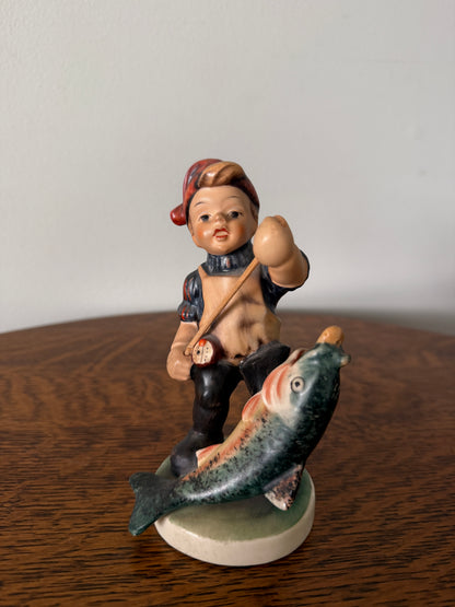 Vintage Friedel Bavaria Hand-Painted Fisherman Figurine – West Germany