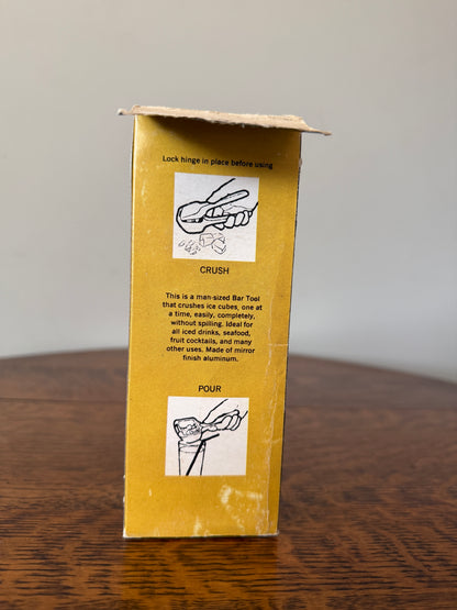 Vintage Irvinware Hand Ice Crusher with Original Box