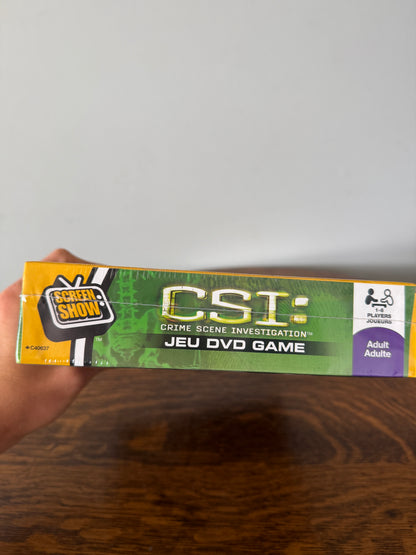 CSI: Crime Scene Investigation DVD Game – 2008 Parker Brothers – Factory Sealed