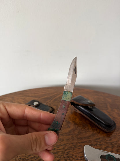 Lot of 2 Vintage Folding Pocket Knives – RUKO Japan + Pakistan