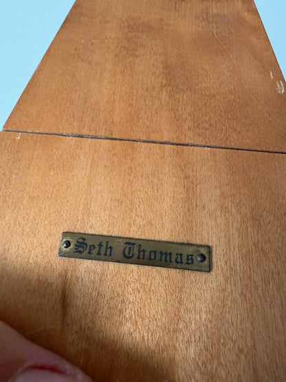 Vintage Seth Thomas Wooden Mechanical Metronome – Adjustable Tempo Working