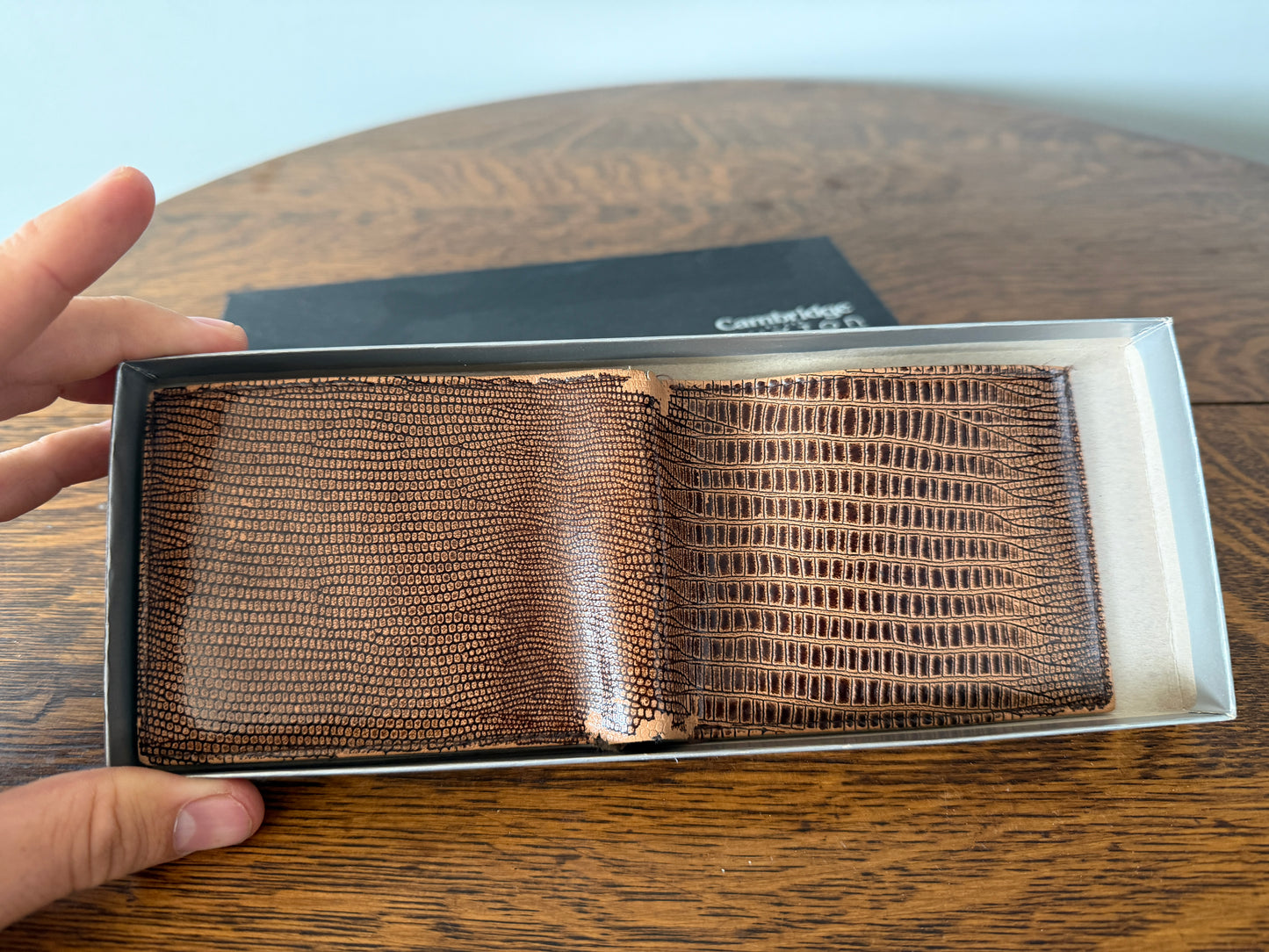 Vintage Cambridge by Buxton Genuine Leather Bifold Wallet – Boxed