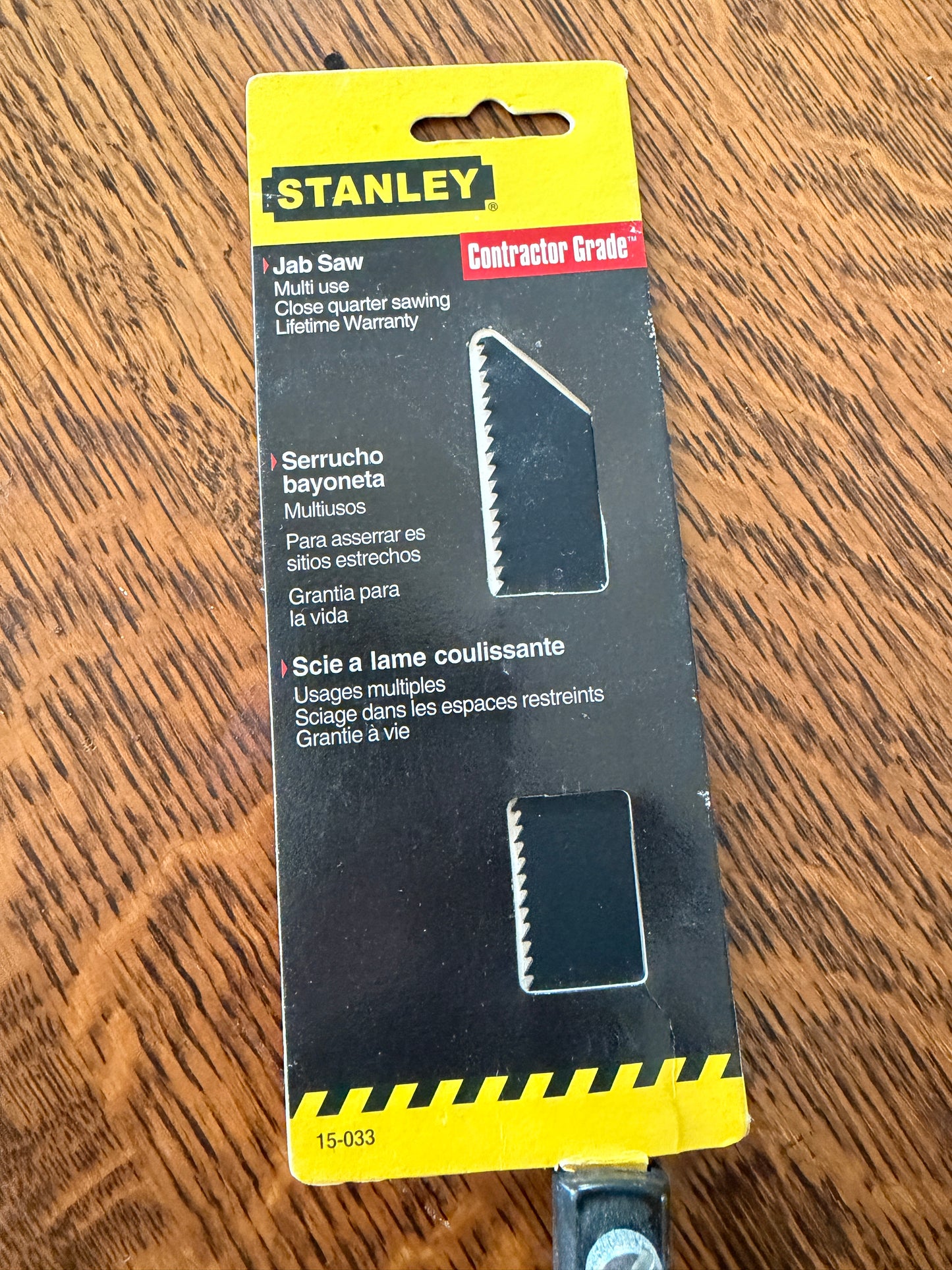 Stanley Contractor Grade Jab Saw – Model 15-033 – New in Package