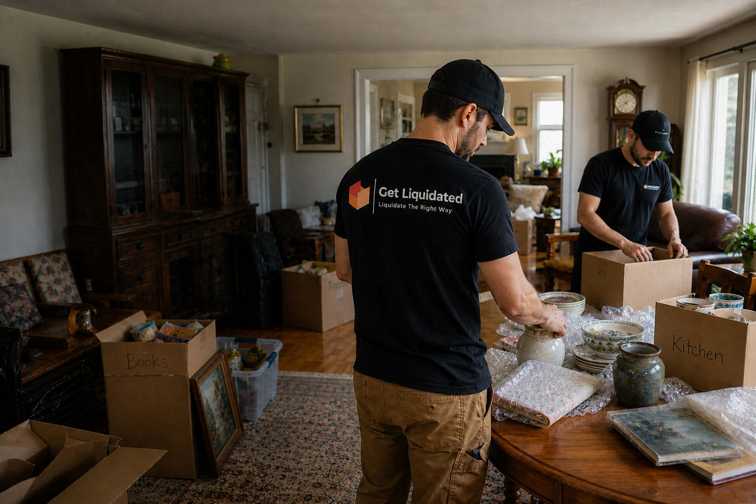 Get Liquidated team sorting during an estate liquidation in kelowna bc